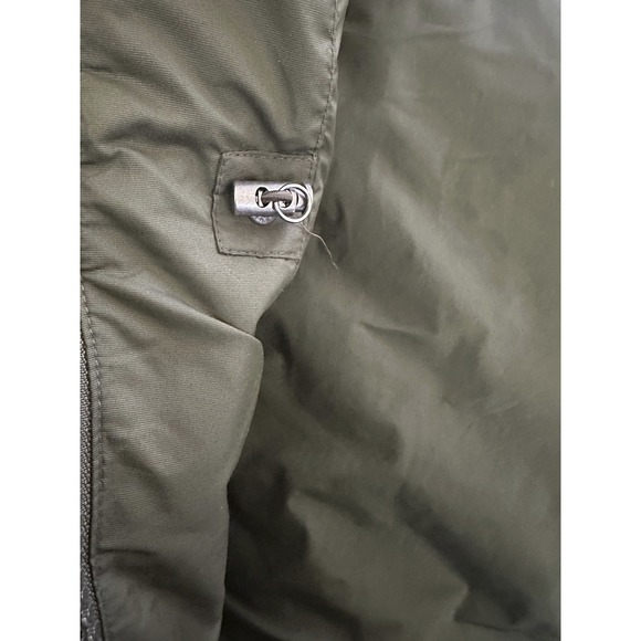 Eddie Bauer 700 Goose Down Puffer Vest Women's Small Green Quilted Snap Zip - Picture 13 of 16